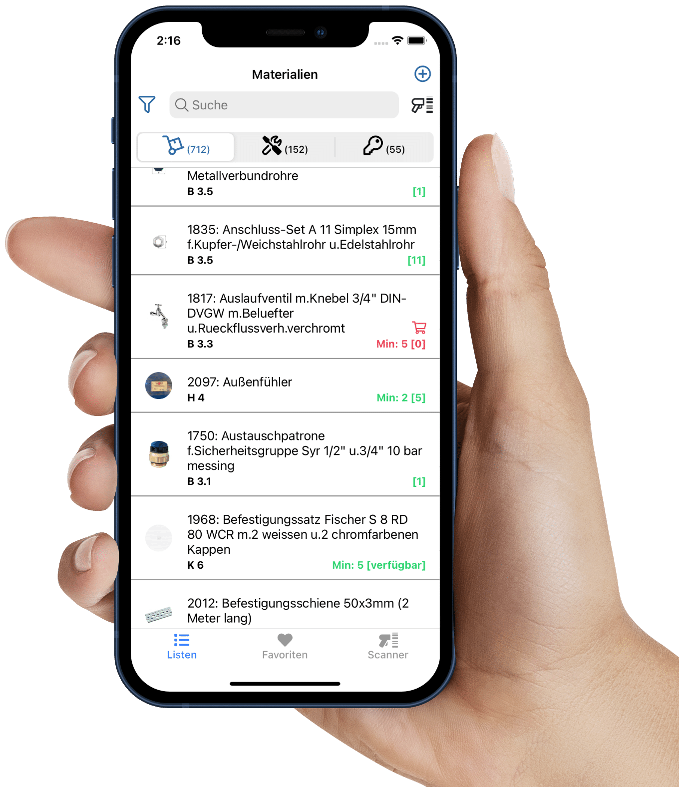 App Lager im Griff als technische Lösung für Ordnung im Lager